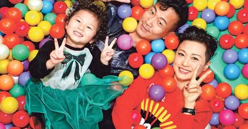 囡囡陳禛太可愛 陳國邦羅敏莊一個夠晒數