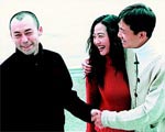 雷宇揚(左起)、楊玉梅和陳國邦合作「港台重案實錄──惡夜凶狼」。