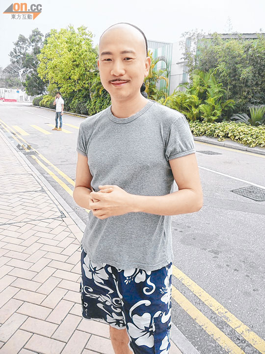 陳國邦表示會避免帶囡囡去醫院。